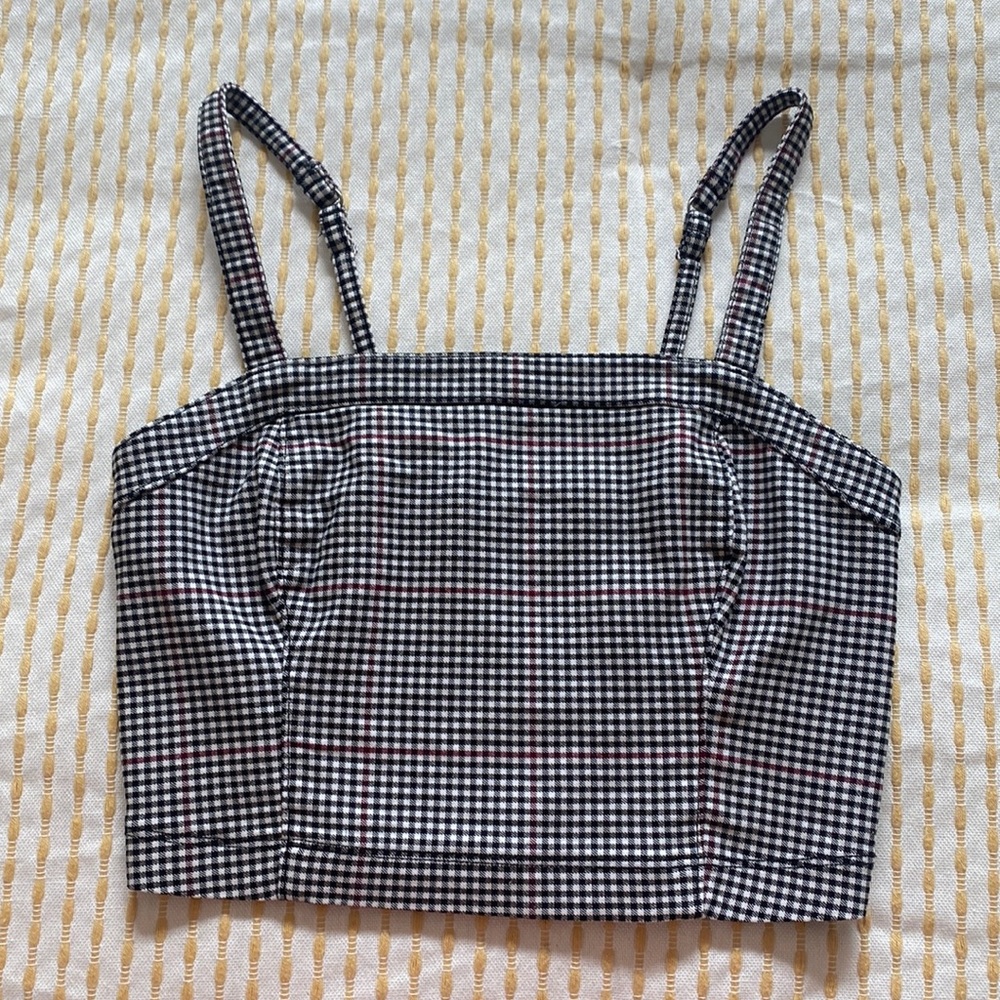 Hollister Cropped Square Neck Tank